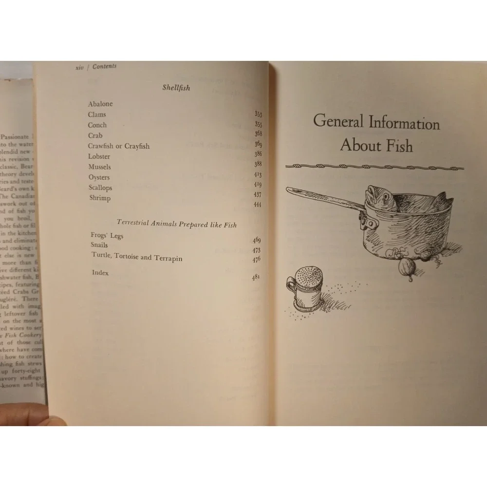James Beard's New Fish Cookery‎ 1976 - HC/DJ - Little, Brown & Co.